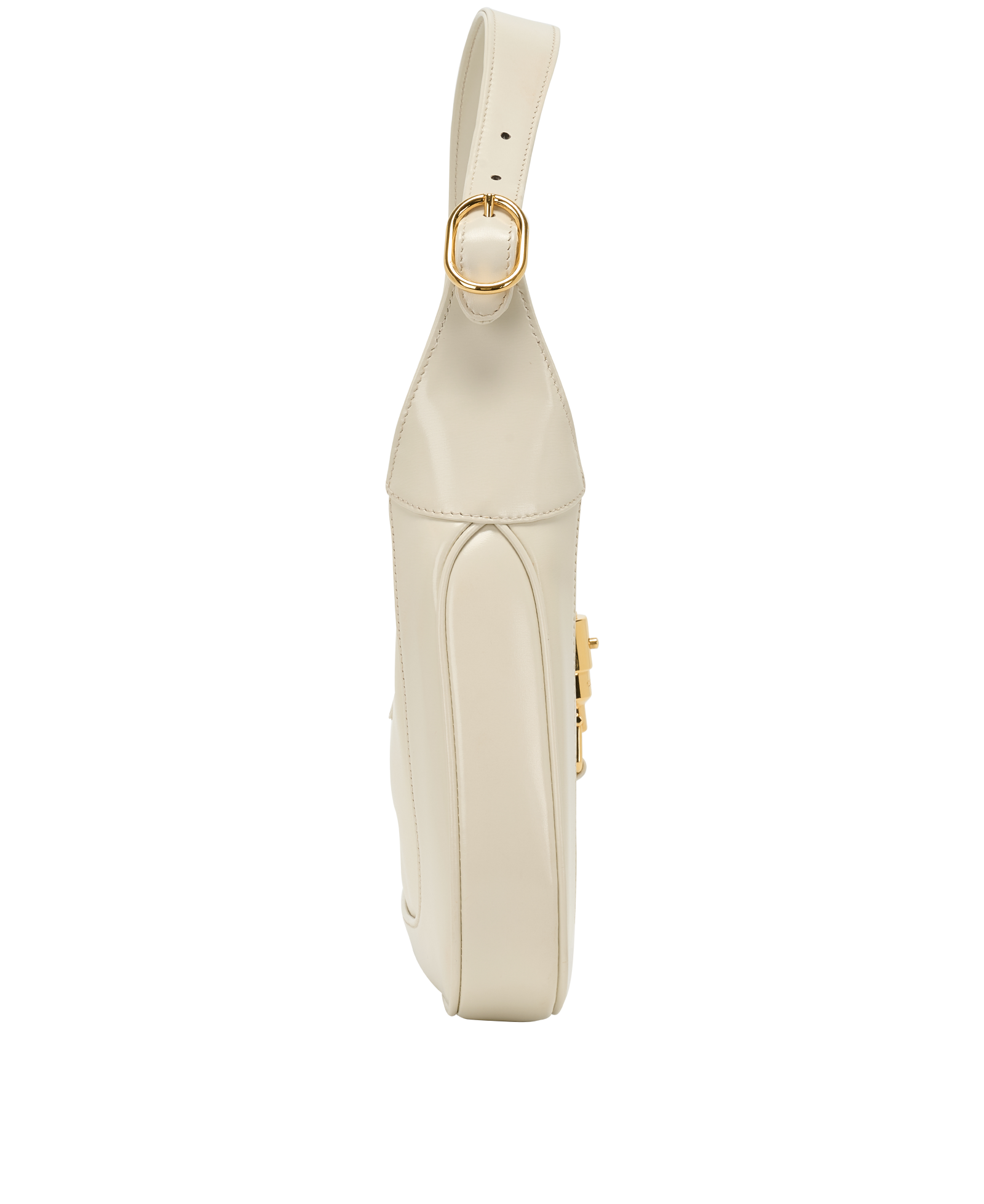 Medium Jackie, &pound;950, Handbags, Cream, Leather, Side view